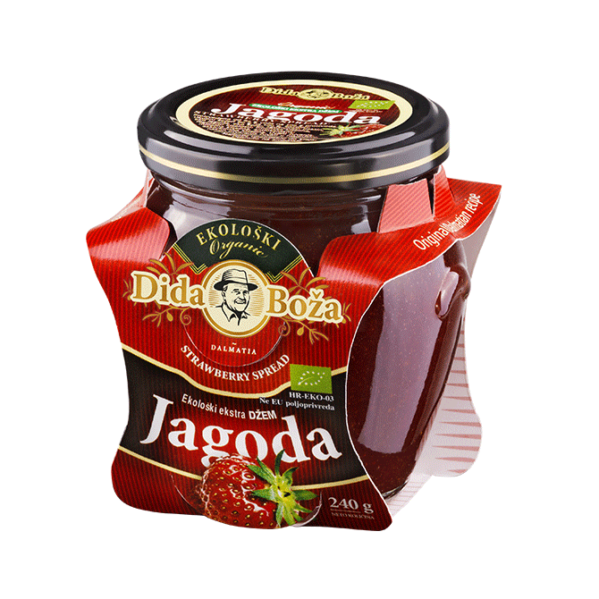 Ekološki džem | Jagoda 240 g | Dida Boža