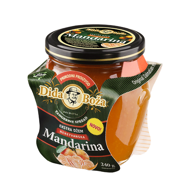 Estra konvencionalni džem | Mandarina 240 g | Dida Boža