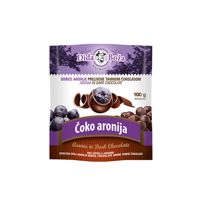Čoko dražeji | Čoko aronija 100 g | Dida Boža