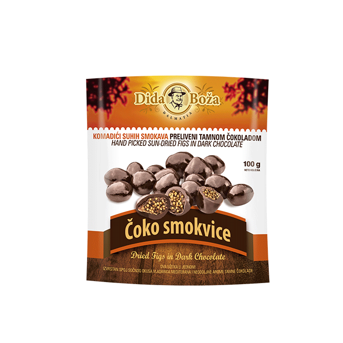 Čoko dražeji | Čoko smokvice 100 g | Dida Boža