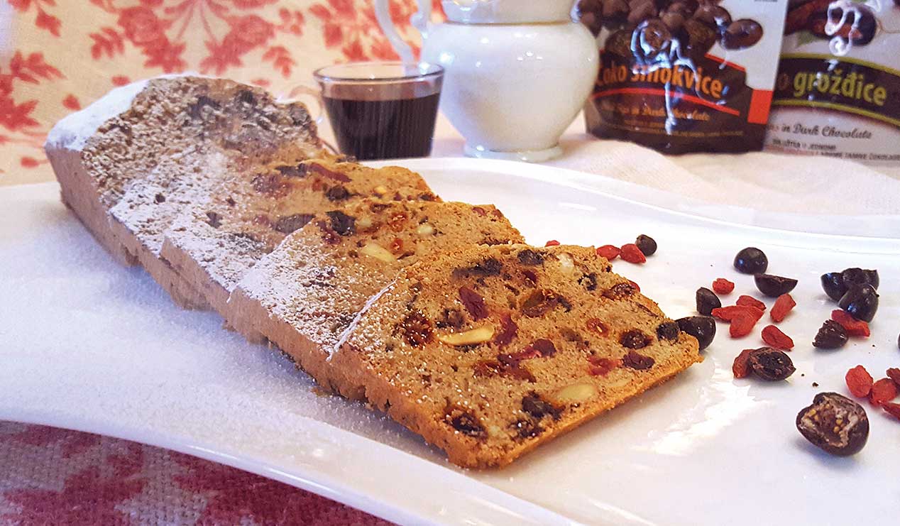 Bischofsbrot mit Weihnachtsglühwein - Dida Boža