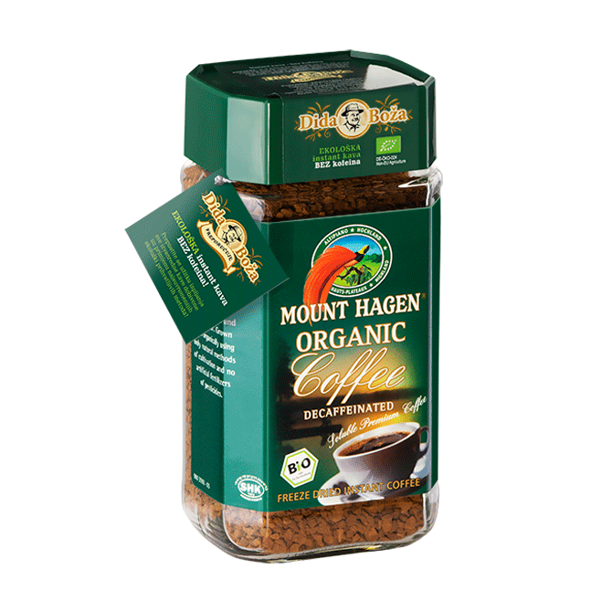 Mount Hagen ekološka instant kava bez kofeina 100 g | Dida Boža